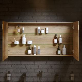 Зеркало-шкаф Aqwella Mobi MOB0412+MOB0717W 120 см